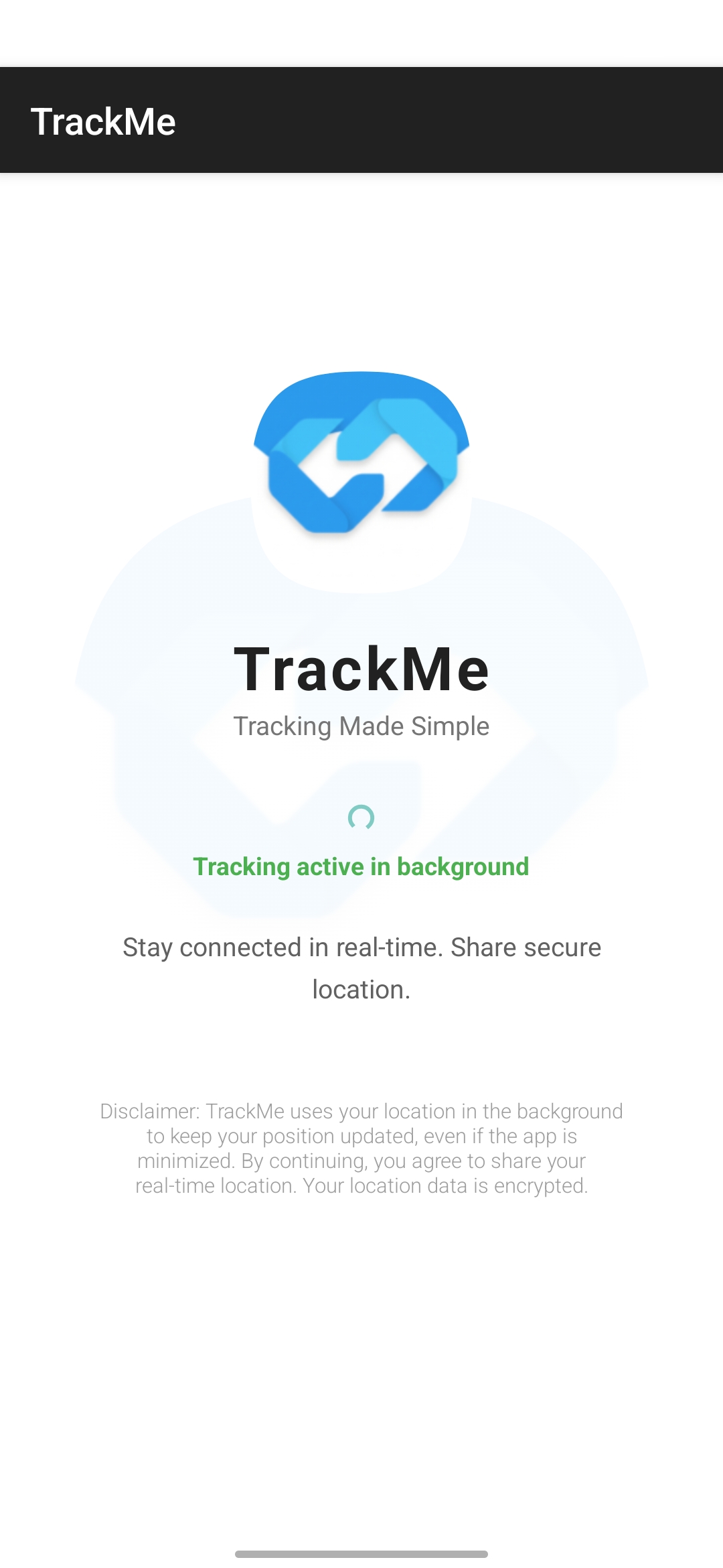 TrackMe Dashboard View